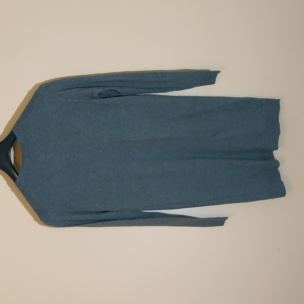 Joe Fresh| NWT Long Grey Buttoned Down Long Sleeve Cardigan Cotton Blend - Picture 6 of 14